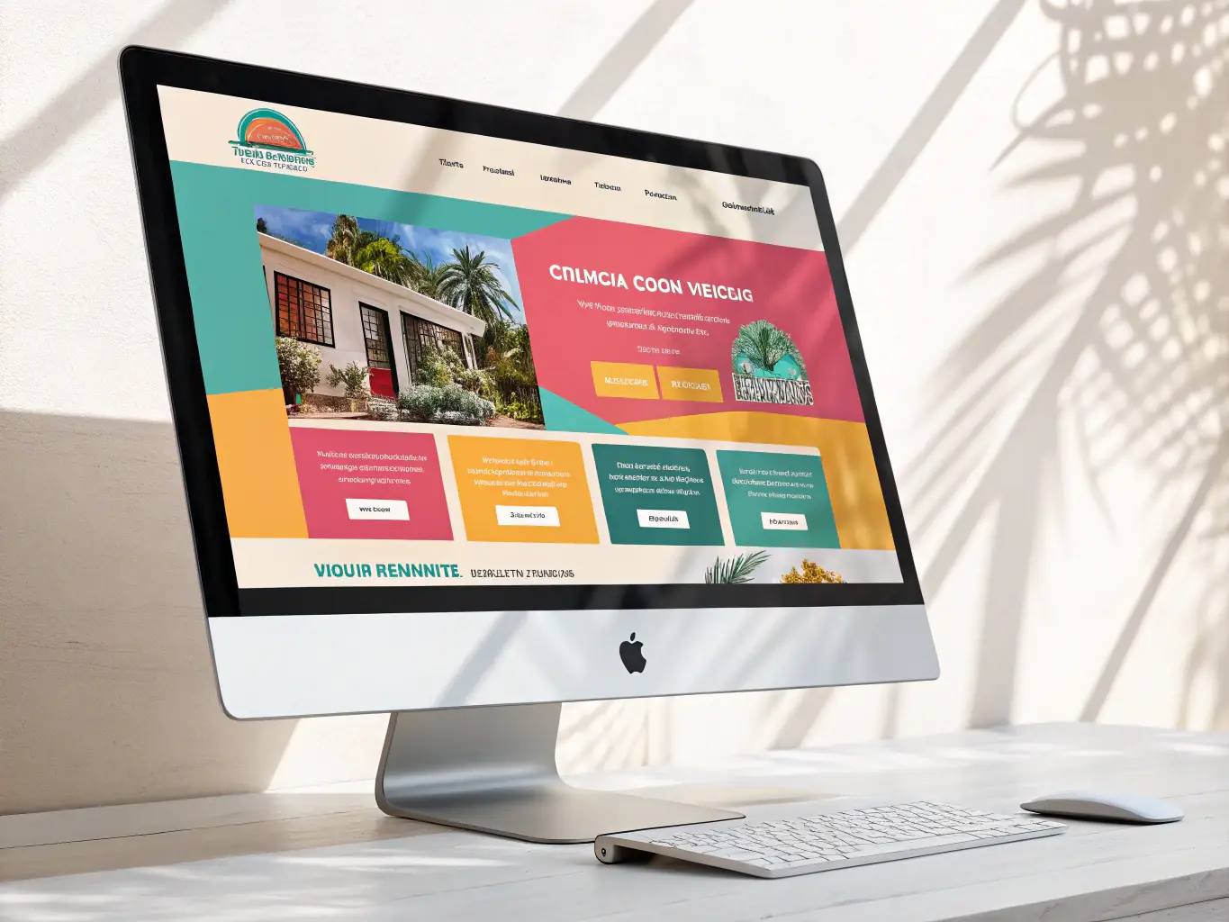 Illustrative graphic representing the core pages of a website (Home, Services, Contact), visually emphasizing their importance and interconnectedness within the overall website structure and user journey.